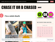 Tablet Screenshot of chaseitorbchased.com